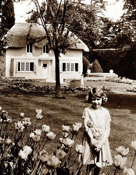 Princess Elizabeth, future Queen Elizabeth II of Great Britain, Windsor, 1930s