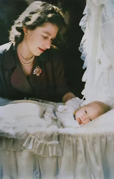 Framed Print : Princess Elizabeth with her Infant Son Prince Charles, 1948. Creator: Cecil Beaton Framed Print : Princess Elizabeth with her Infant Son Prince Charles, 1948. Creator: Cecil Beaton