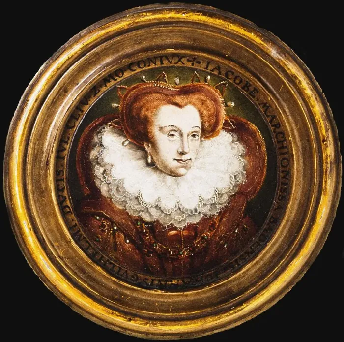 Framed Print : Princess Jakobea of Baden (1558-1597), 17th century. Artist: Anonymous Framed Print : Princess Jakobea of Baden (1558-1597), 17th century. Artist: Anonymous