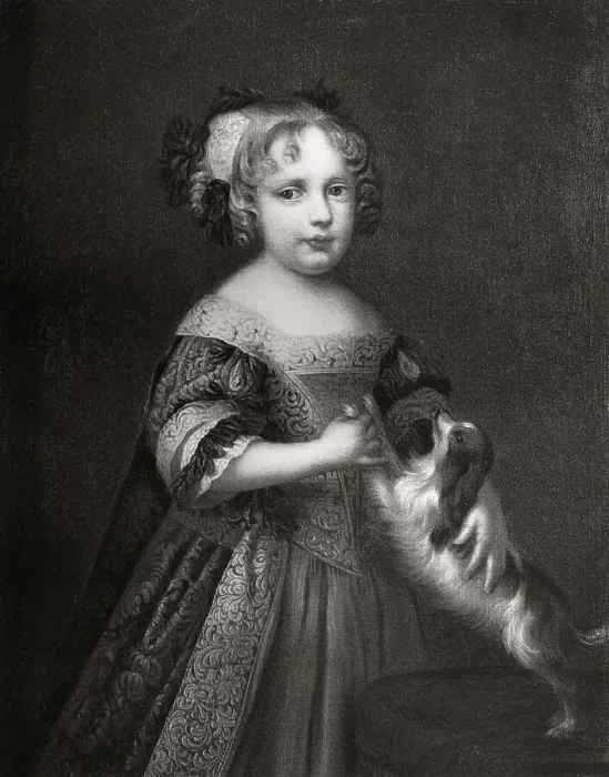 Framed Print : Princess (later Queen) Anne, c1670-1675 (1906) Framed Print : Princess (later Queen) Anne, c1670-1675 (1906)