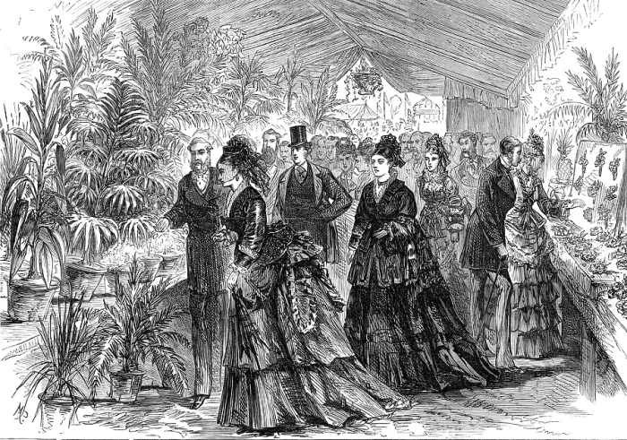 Framed Print : Princess Louise at the flower-show in the People's Garden, Willesden, 1874. Creator: Unknown. Princess Louise at the flower-show in the People's Garden, Willesden, 1874. Creator: Unknown Framed Print : Princess Louise at the flower-show in the People's Garden, Willesden, 1874. Creator: Unknown. Princess Louise at the flower-show in the People's Garden, Willesden, 1874. Creator: Unknown