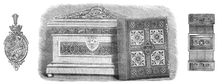 Framed Print : Princess Louise's wedding gifts, 1871. Creator: Unknown Framed Print : Princess Louise's wedding gifts, 1871. Creator: Unknown