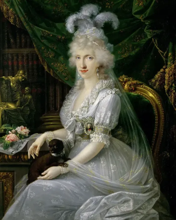 Framed Print : Princess Luisa Maria of Naples and Sicily (1773-1802), 1797. Artist: Dorffmeister, Joseph (1764-before 1814) Framed Print : Princess Luisa Maria of Naples and Sicily (1773-1802), 1797. Artist: Dorffmeister, Joseph (1764-before 1814)