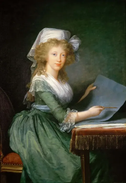 Framed Print : Princess Luisa Maria of Naples and Sicily (1773-1802), c. 1790. Creator: Vigee Le Brun Framed Print : Princess Luisa Maria of Naples and Sicily (1773-1802), c. 1790. Creator: Vigee Le Brun