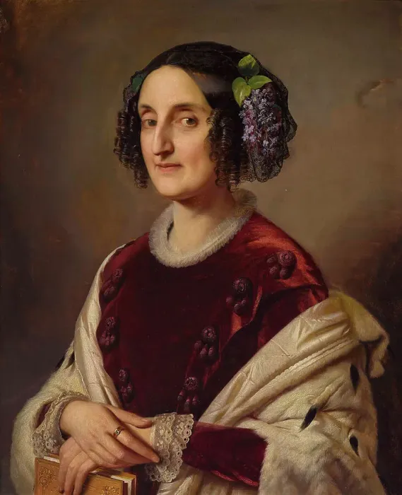Framed Print : Princess Maria Ferdinanda of Saxony (1796-1865), Grand Duchess of Tuscany, 1851 Framed Print : Princess Maria Ferdinanda of Saxony (1796-1865), Grand Duchess of Tuscany, 1851