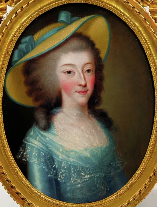 Framed Print : Princess Maria Theresa of Savoy (1756-1805), Countess of Artois, 1791. Creator: Panealbo, Giovanni (1742-1815) Framed Print : Princess Maria Theresa of Savoy (1756-1805), Countess of Artois, 1791. Creator: Panealbo, Giovanni (1742-1815)