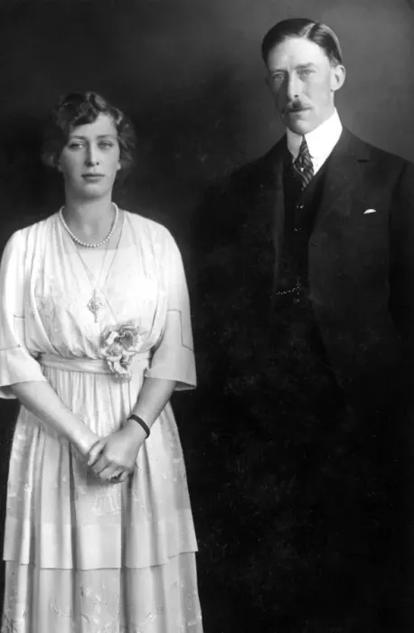 Framed Print : Princess Mary (1897-1965) and Viscount Lascelles (1882-1947), c1920s Framed Print : Princess Mary (1897-1965) and Viscount Lascelles (1882-1947), c1920s