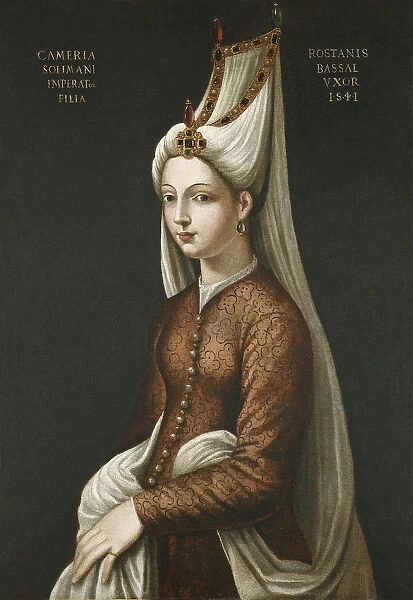 Princess Mihrimah Sultan (1522-1578), Daughter of the Emperor Suleiman I, Second half of the16th cen Artist: Italian, second half 16th cen. (ca. 1550-1600)