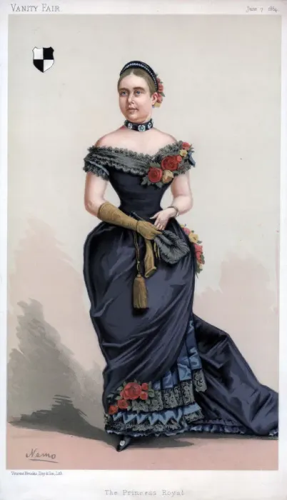 Framed Print : The Princess Royal, 1884. Artist: Vincent Brooks Framed Print : The Princess Royal, 1884. Artist: Vincent Brooks