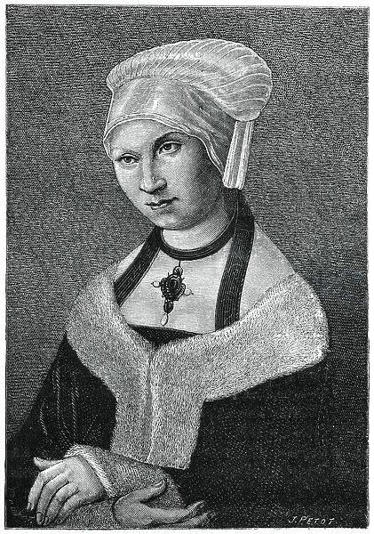Princess Sibylla of Saxony, (1870). Artist: J Petot