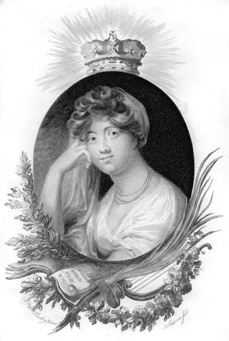 Framed Print : Princess Sophia of Gloucester. Artist: Scriven Framed Print : Princess Sophia of Gloucester. Artist: Scriven