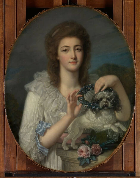 Princess Varvara Nikolaevna Gagarina (1762-1802), ca. 1780-82. Creator: Jean-Baptiste Greuze