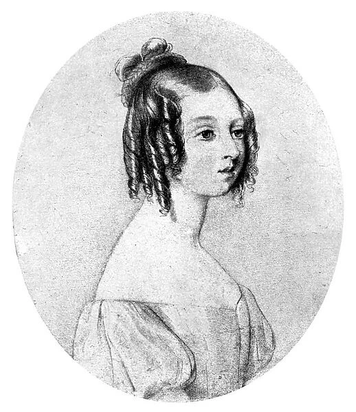 Princess Victoria at the age of fifteen, c1834. Artist: John Rogers Herbert