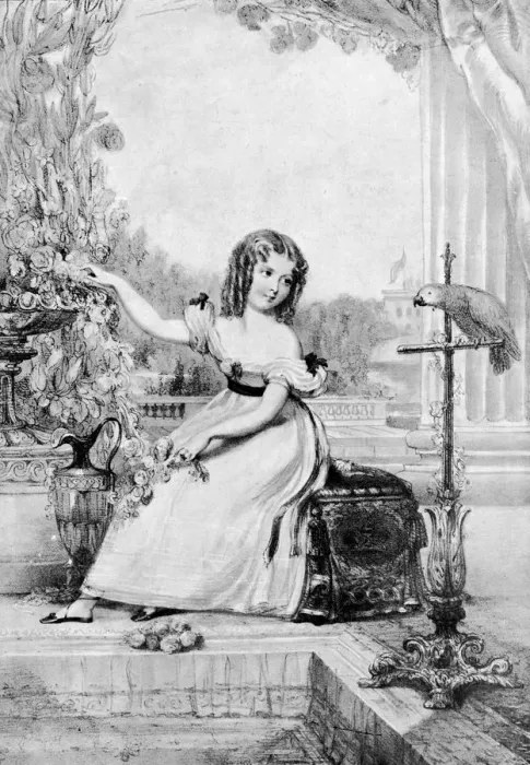 Framed Print : The Princess Victoria at the age of eleven years, (1901). Artist: John Hayter Framed Print : The Princess Victoria at the age of eleven years, (1901). Artist: John Hayter