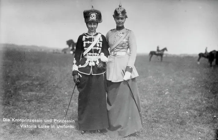 Framed Print : Princess Viktoria Luise and Crown Princess of Germany, between c1910 and c1915. Creator: Bain News Service Framed Print : Princess Viktoria Luise and Crown Princess of Germany, between c1910 and c1915. Creator: Bain News Service
