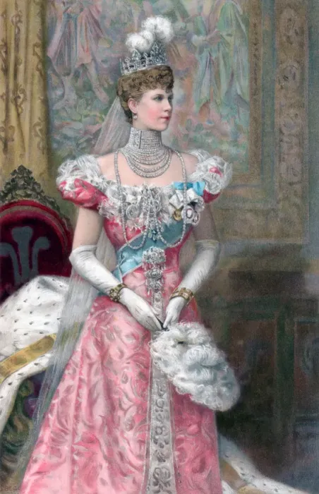 Framed Print : Princess of Wales, 1902