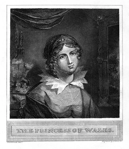 The Princess of Wales, 19th century.Artist: Edwards