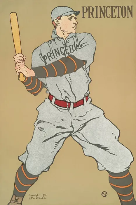 Framed Print : Princeton, c1908. Creator: Edward Penfield Framed Print : Princeton, c1908. Creator: Edward Penfield