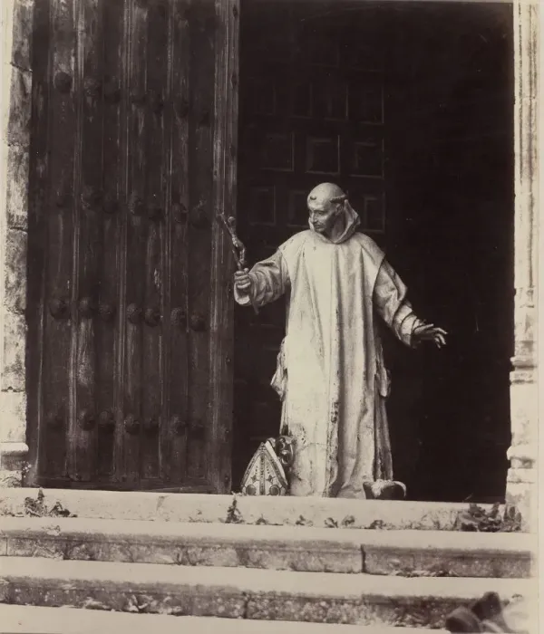 Framed Print : Principal Doorway of the Carthusian Monastery, Burgos, 1853. Creator: Charles Clifford Framed Print : Principal Doorway of the Carthusian Monastery, Burgos, 1853. Creator: Charles Clifford