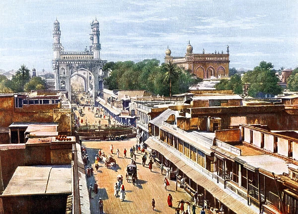 Principal Entrance Street, Hyderabad, India, early 20th century