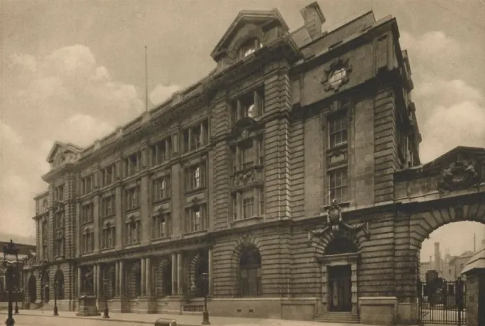 Framed Print : Principal Facade of the General Post Office Headquarters at King Edward Street, c1935 Framed Print : Principal Facade of the General Post Office Headquarters at King Edward Street, c1935