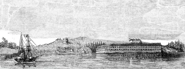 Framed Print : Principal Fortress of Bomarsund, recently captured by the Allied Forces, 1854. Creator: Unknown Framed Print : Principal Fortress of Bomarsund, recently captured by the Allied Forces, 1854. Creator: Unknown