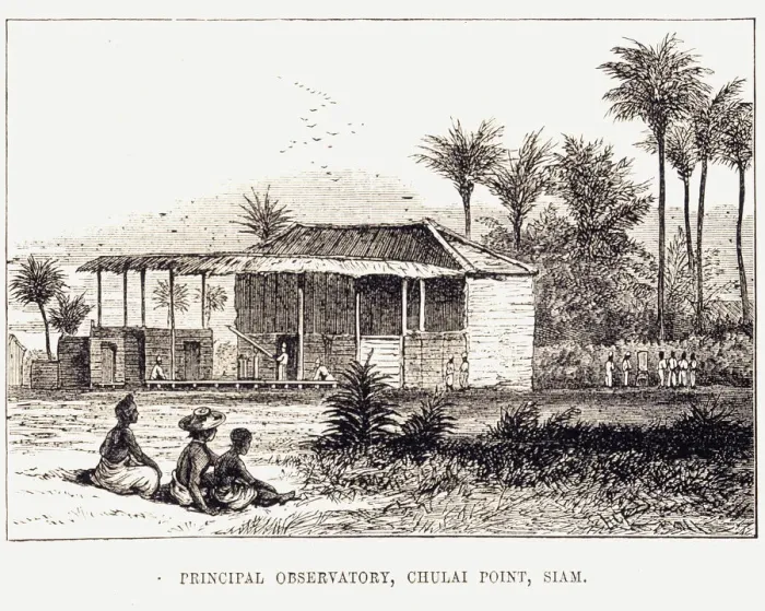 Framed Print : Principal Observatory, Siam, 1875
