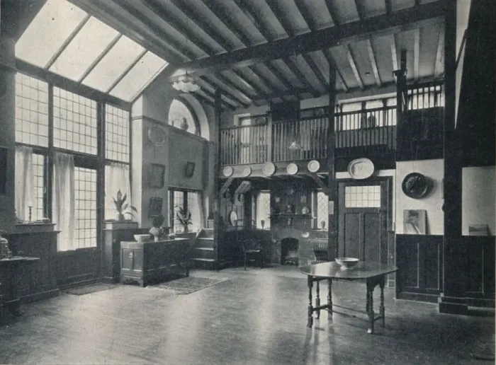 Framed Print : Principal Room of a New Studio Residence in Lennox Gardens, Kensington, c1911 Framed Print : Principal Room of a New Studio Residence in Lennox Gardens, Kensington, c1911