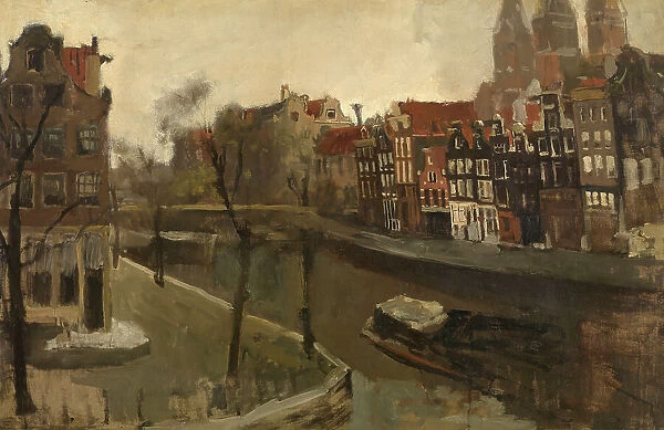 Prinsengracht in Amsterdam. Creator: Breitner, George Hendrik (1857-1923)