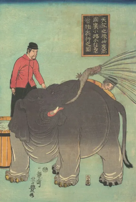 Framed Print : Print, ca. 1863. Creator: Ichiryusai Yoshitoyo