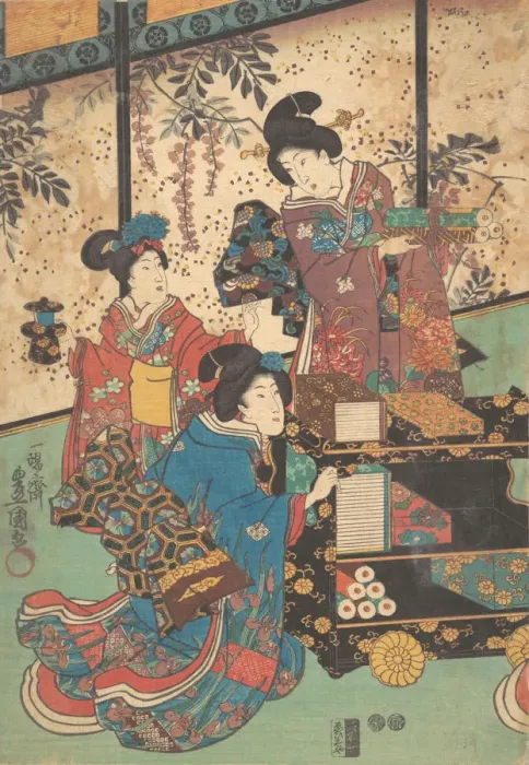 Framed Print : Print. Creator: Utagawa Kunisada Framed Print : Print. Creator: Utagawa Kunisada