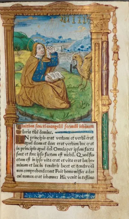 Framed Print : Printed Book of Hours (Use of Rome): fol Framed Print : Printed Book of Hours (Use of Rome): fol