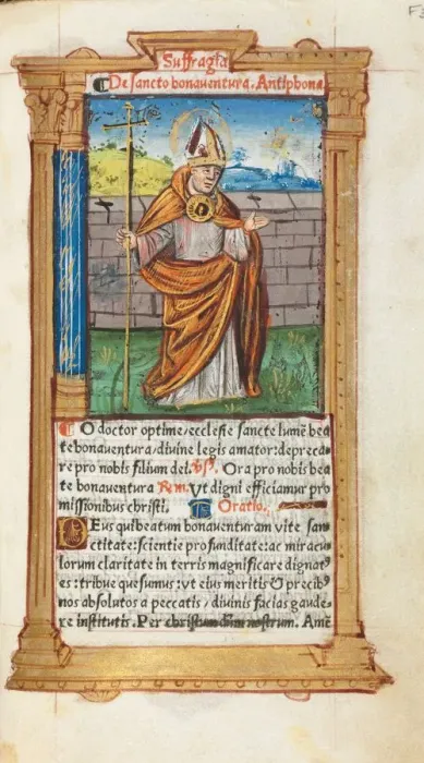 Framed Print : Printed Book of Hours (Use of Rome): fol Framed Print : Printed Book of Hours (Use of Rome): fol