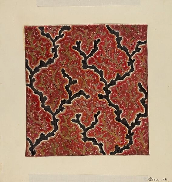 Printed Calico, 1938. Creator: Marie Lutrell