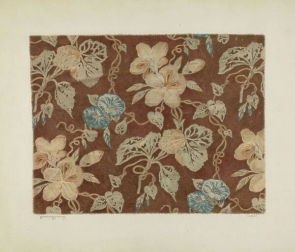 Printed Cotton, c. 1941. Creator: Ernest Capaldo