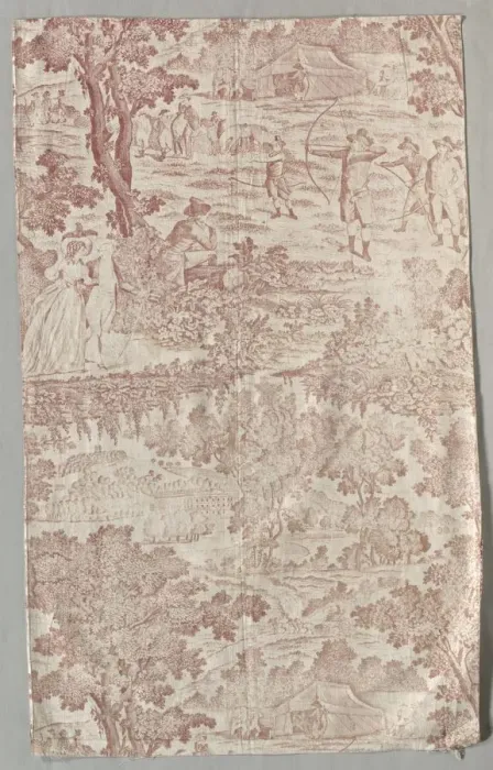 Framed Print : Printed Cotton Cloth, c. 1790. Creator: Unknown Framed Print : Printed Cotton Cloth, c. 1790. Creator: Unknown