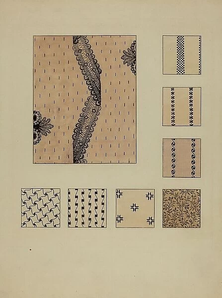 Printed Cottons, c. 1936. Creator: Millia Davenport