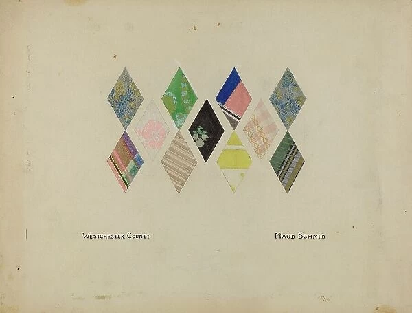Printed Quilt Patterns, 1935 / 1942. Creator: Maud Schmid