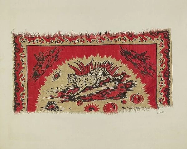 Printed Textiles, c. 1940. Creator: Ernest Capaldo