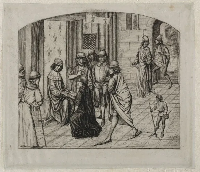 Framed Print : The Printed Work of the Latin Author, Valerius Maximus, Being Presented to King Louis XI, 1860 Framed Print : The Printed Work of the Latin Author, Valerius Maximus, Being Presented to King Louis XI, 1860