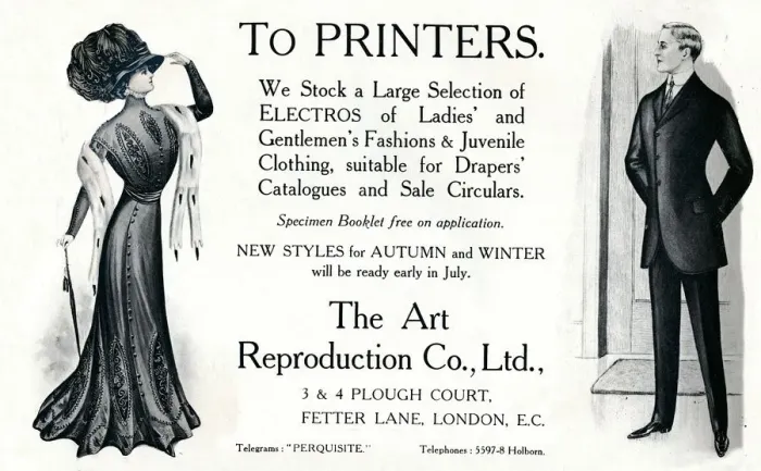 Framed Print : To Printers - The Art Reproduction Co. Ltd advertisement, 1909. Creator: Unknown Framed Print : To Printers - The Art Reproduction Co. Ltd advertisement, 1909. Creator: Unknown