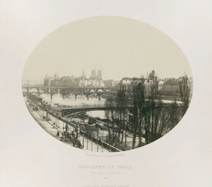 Framed Print : Pris des Tuileries, c. 1867. Creator: Charles Soulier Framed Print : Pris des Tuileries, c. 1867. Creator: Charles Soulier