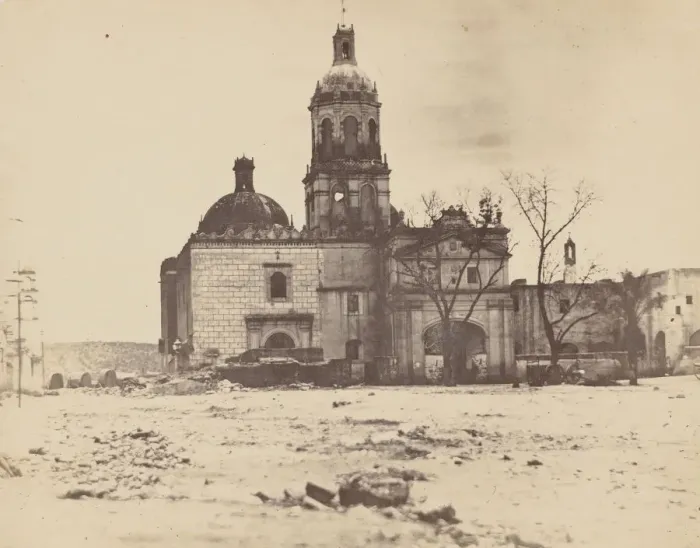 Framed Print : [Prison, Capuchin Convent], 1867. Creator: Francois Aubert