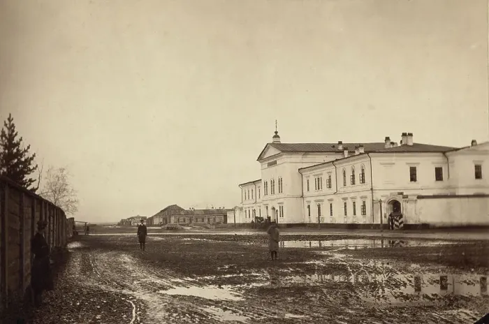 Framed Print : Prison in Irkutsk, eastern Siberia, 1885. Creator: Unknown
