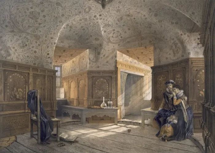 Framed Print : Prison of King Erik XIV, son of Gustav I, at Gripsholm, pub Framed Print : Prison of King Erik XIV, son of Gustav I, at Gripsholm, pub