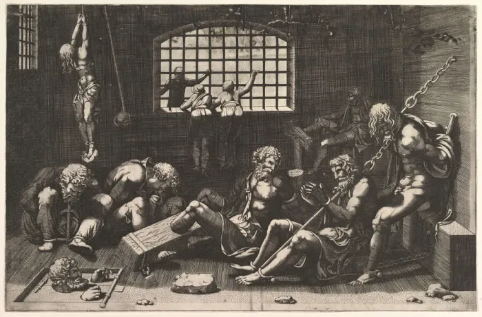 Framed Print : The Prison. n. d. Creator: Unknown Framed Print : The Prison. n. d. Creator: Unknown