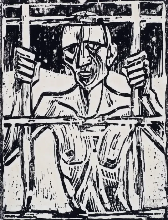 Framed Print : The prisoner, 1918 Framed Print : The prisoner, 1918