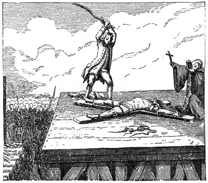 Framed Print : Prisoner Receives Torture, (1885) Framed Print : Prisoner Receives Torture, (1885)