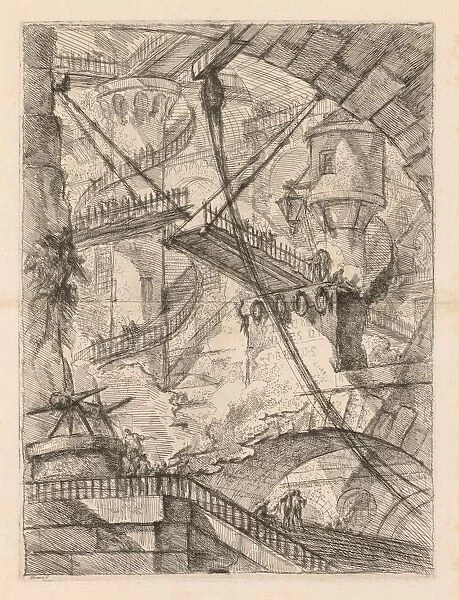 The Prisons: An Immense Interior with a Drawbridge, 1745-1750