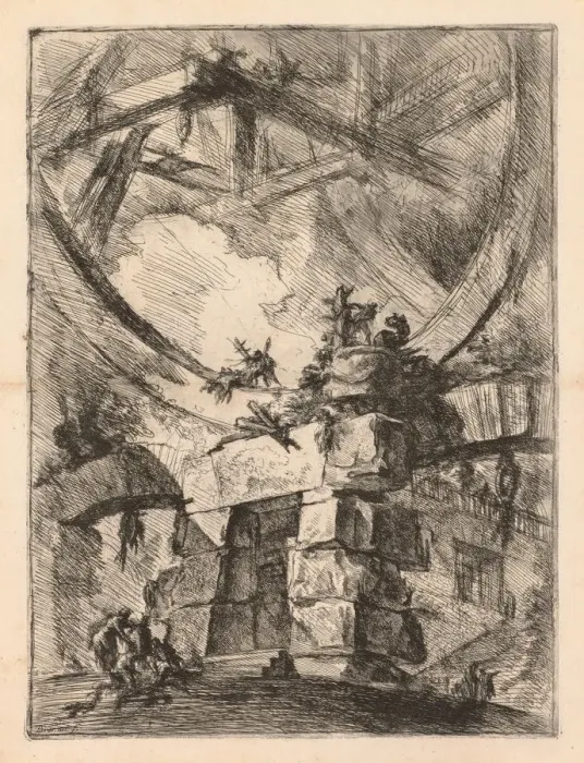 Framed Print : The Prisons: A Prison Door, 1745-1750. Creator: Giovanni Battista Piranesi (Italian, 1720-1778) Framed Print : The Prisons: A Prison Door, 1745-1750. Creator: Giovanni Battista Piranesi (Italian, 1720-1778)